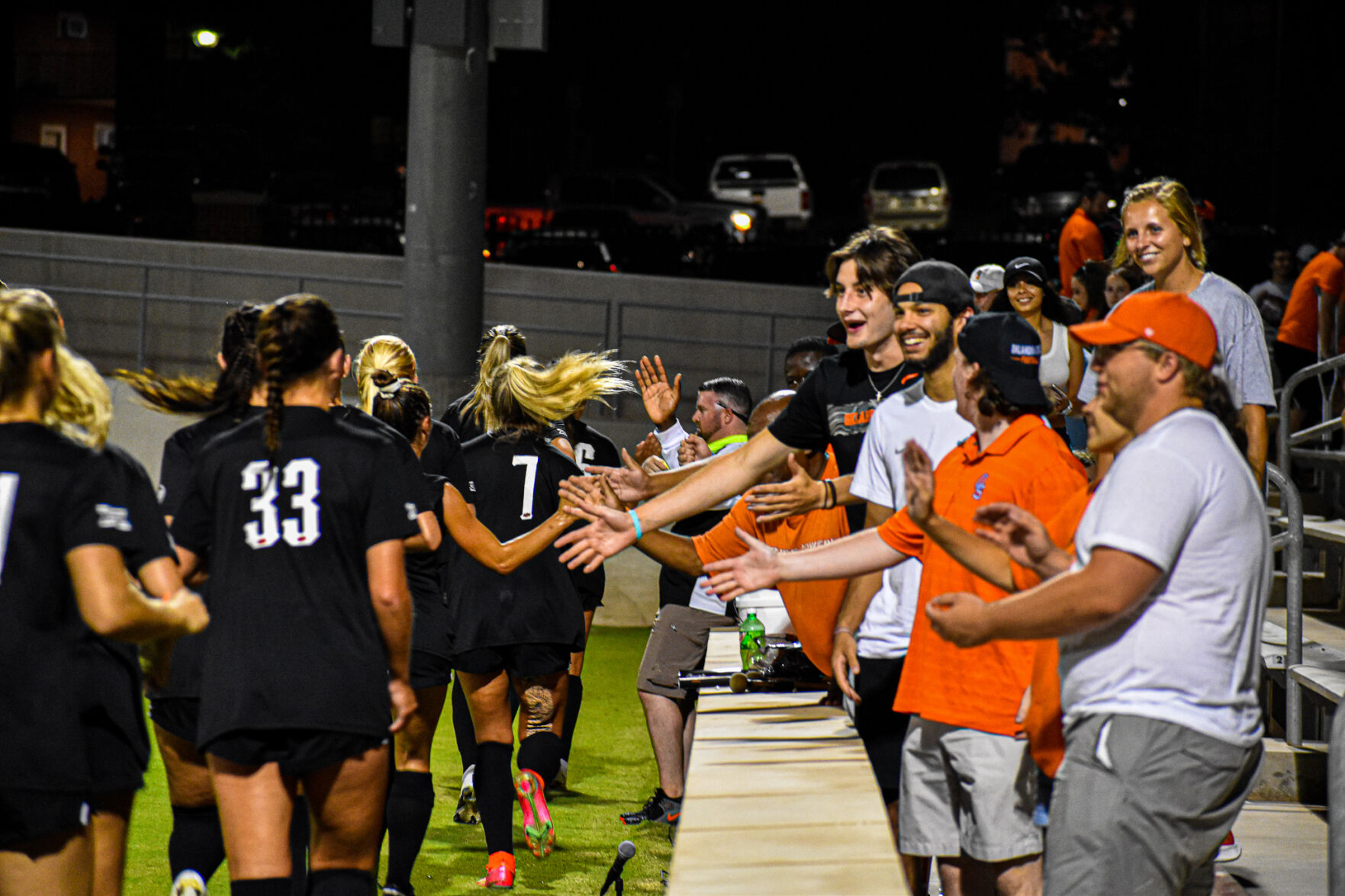 Win celebration